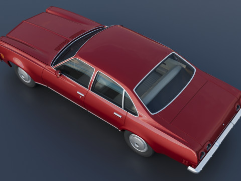 Chevrolet Chevelle Malibu Sedan 1973 3D प्रिंट मॉडल