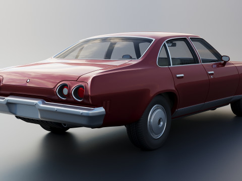 Chevrolet Chevelle Malibu Sedan 1973 3D प्रिंट मॉडल