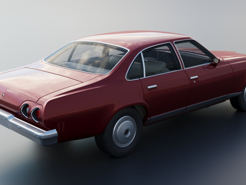 Chevrolet Chevelle Malibu Sedan 1973 3D प्रिंट मॉडल