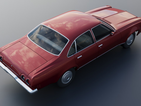 Chevrolet Chevelle Malibu Sedan 1973 3D प्रिंट मॉडल