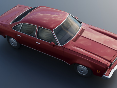 Chevrolet Chevelle Malibu Sedan 1973 3D प्रिंट मॉडल