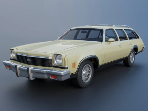 Chevrolet Chevelle Wagon 1973 3D Print Model