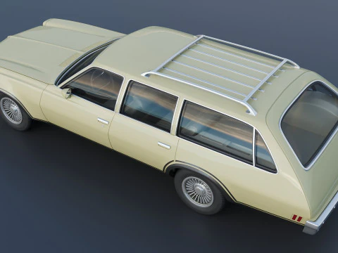 Chevrolet Chevelle Wagon 1973 3D Print Model