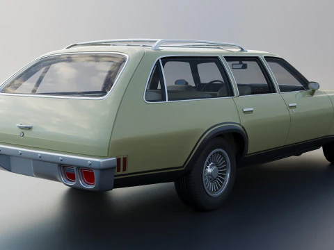 Chevrolet Chevelle Wagon 1973 3D Print Model