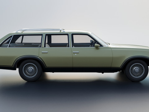 Chevrolet Chevelle Wagon 1973 3D Print Model