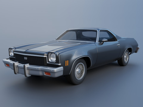 Chevrolet El Camino 1973 3D Print Model