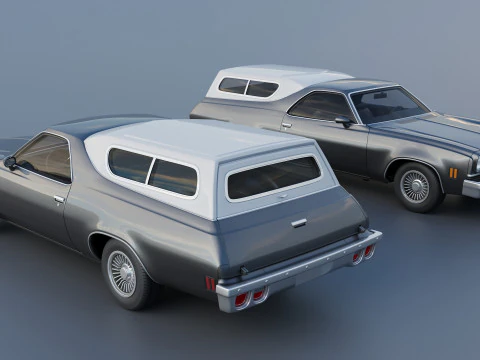 Chevrolet El Camino 1973 3D Print Model