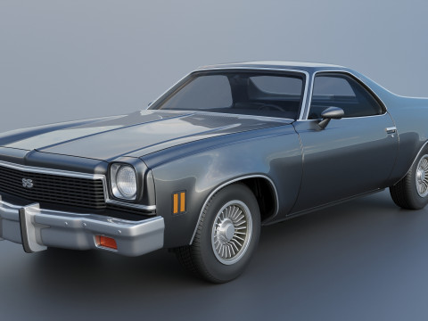 Chevrolet El Camino 1973 3D-printmodel