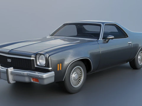 Chevrolet El Camino 1973 3D Print Model