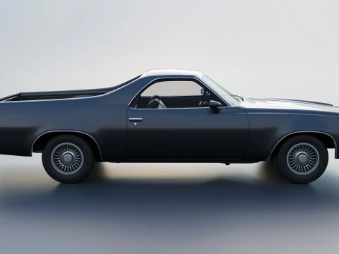 Chevrolet El Camino 1973 3D Print Model