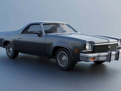 Chevrolet El Camino 1973 3D Print Model