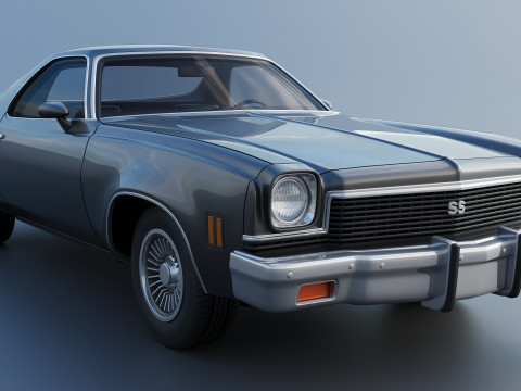 Chevrolet El Camino 1973 3D-printmodel