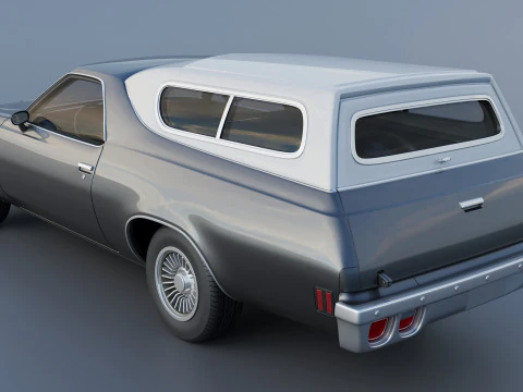 Chevrolet El Camino 1973 3D Print Model