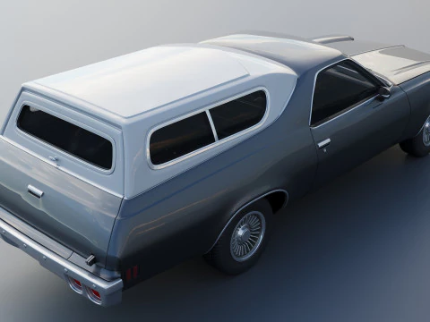 Chevrolet El Camino 1973 3D Print Model