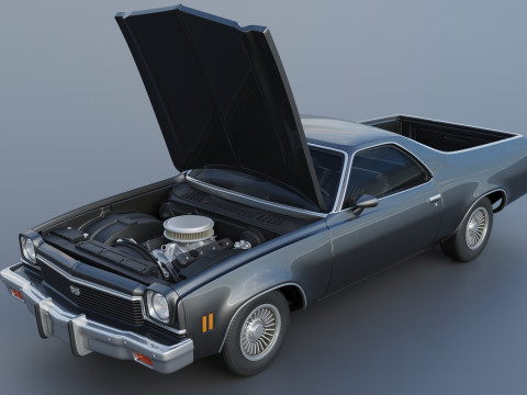 Chevrolet El Camino 1973 3D-printmodel