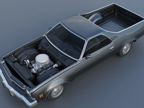 Chevrolet El Camino 1973 3D Print Model