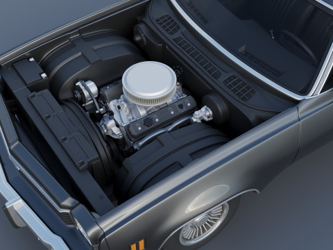 Chevrolet El Camino 1973 3D-printmodel