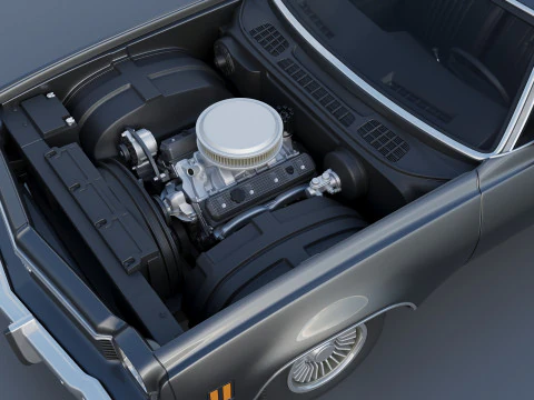 Chevrolet El Camino 1973 3D Print Model