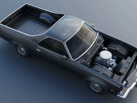 Chevrolet El Camino 1973 3D Print Model