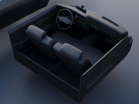 Chevrolet El Camino 1973 3D-printmodel