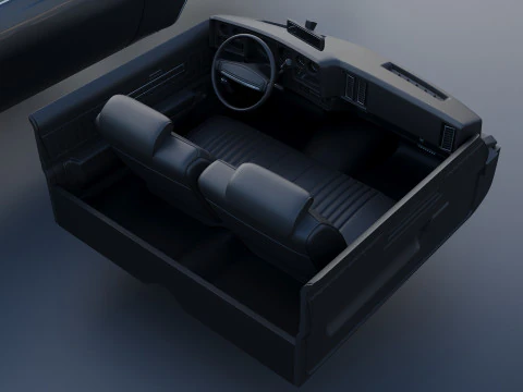 Chevrolet El Camino 1973 3D Print Model