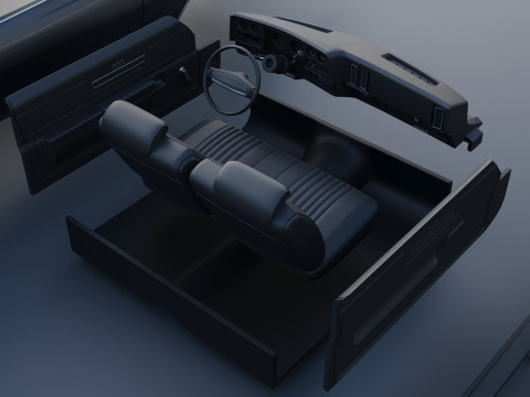 Chevrolet El Camino 1973 3D-printmodel