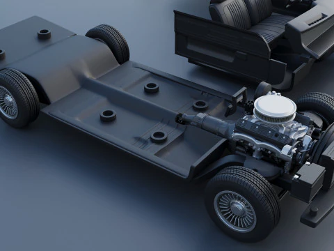 Chevrolet El Camino 1973 3D Print Model