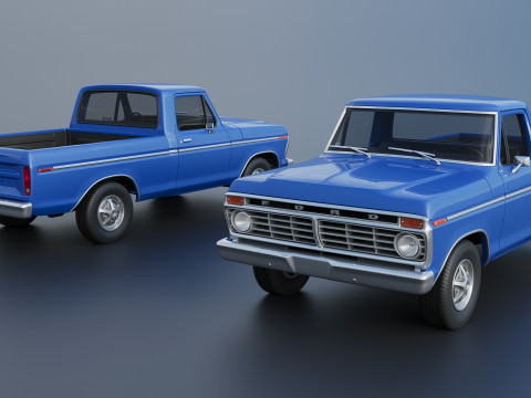 F-100 1973 3D Print Model