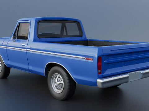 F-100 1973 3D Print Model