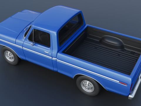 F-100 1973 3D Print Model