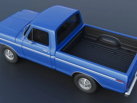 F-100 1973 3D Print Model
