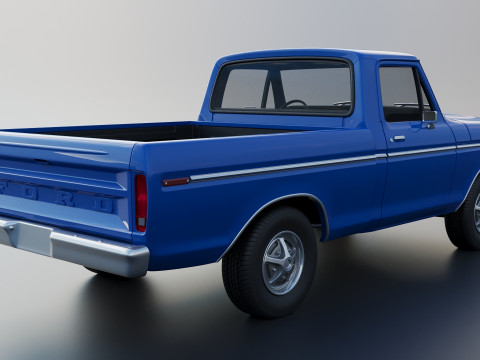 F-100 1973 3D Print Model