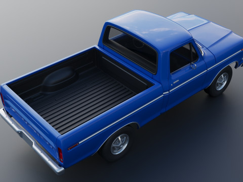 F-100 1973 3D Print Model