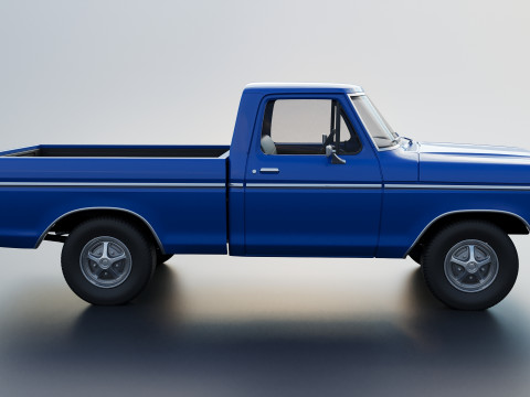 F-100 1973 3D Print Model