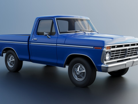 F-100 1973 3D Print Model