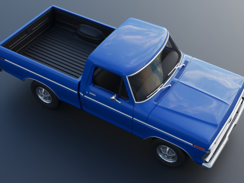 F-100 1973 3D Print Model