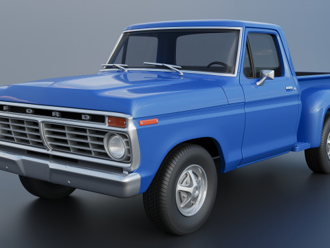 F-100 1973 3D Print Model