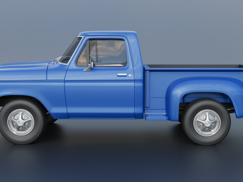 F-100 1973 3D Print Model