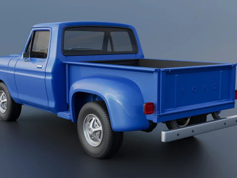 F-100 1973 3D Print Model
