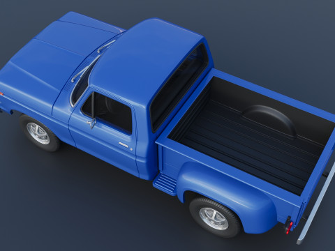 F-100 1973 3D Print Model