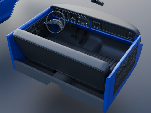 F-100 1973 3D Print Model