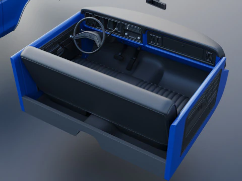 F-100 1973 3D Print Model