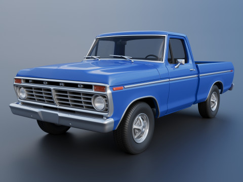 F-100 1973 3D Print Model