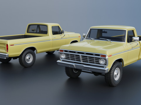 F-250 1973 Model do druku 3D