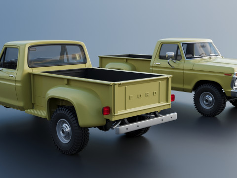 F-250 1973 Model do druku 3D