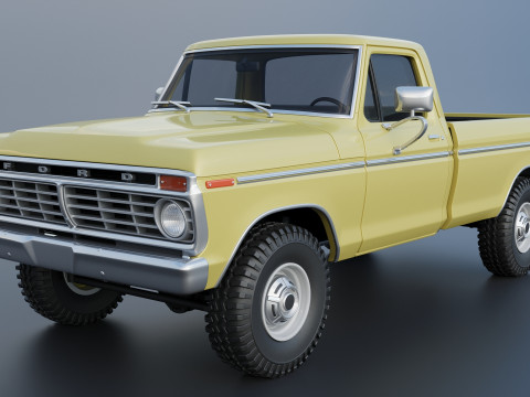 F-250 1973 Model do druku 3D