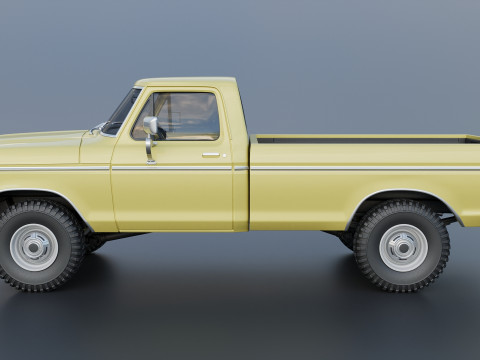 F-250 1973 Model do druku 3D