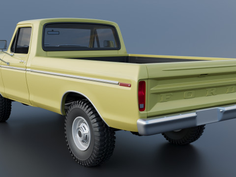 F-250 1973 Model do druku 3D