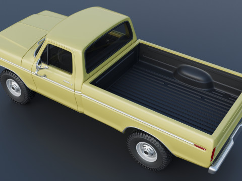 F-250 1973 Model do druku 3D