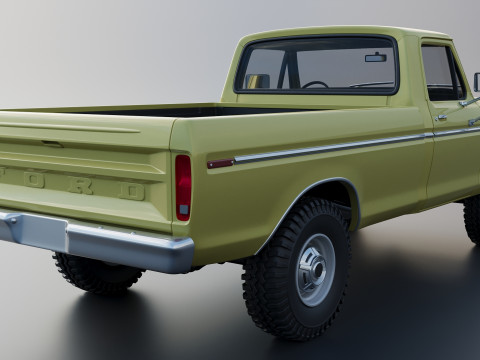 F-250 1973 Model do druku 3D